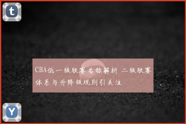 CBA低一级联赛名称解析 二级联赛体系与升降级规则引关注